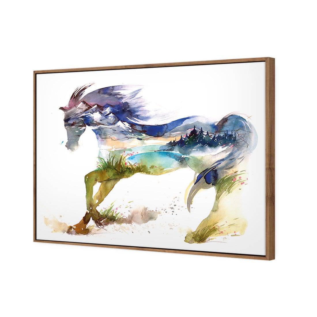 Horse Dreaming | Standard Canvas | Floating Frame | Natural