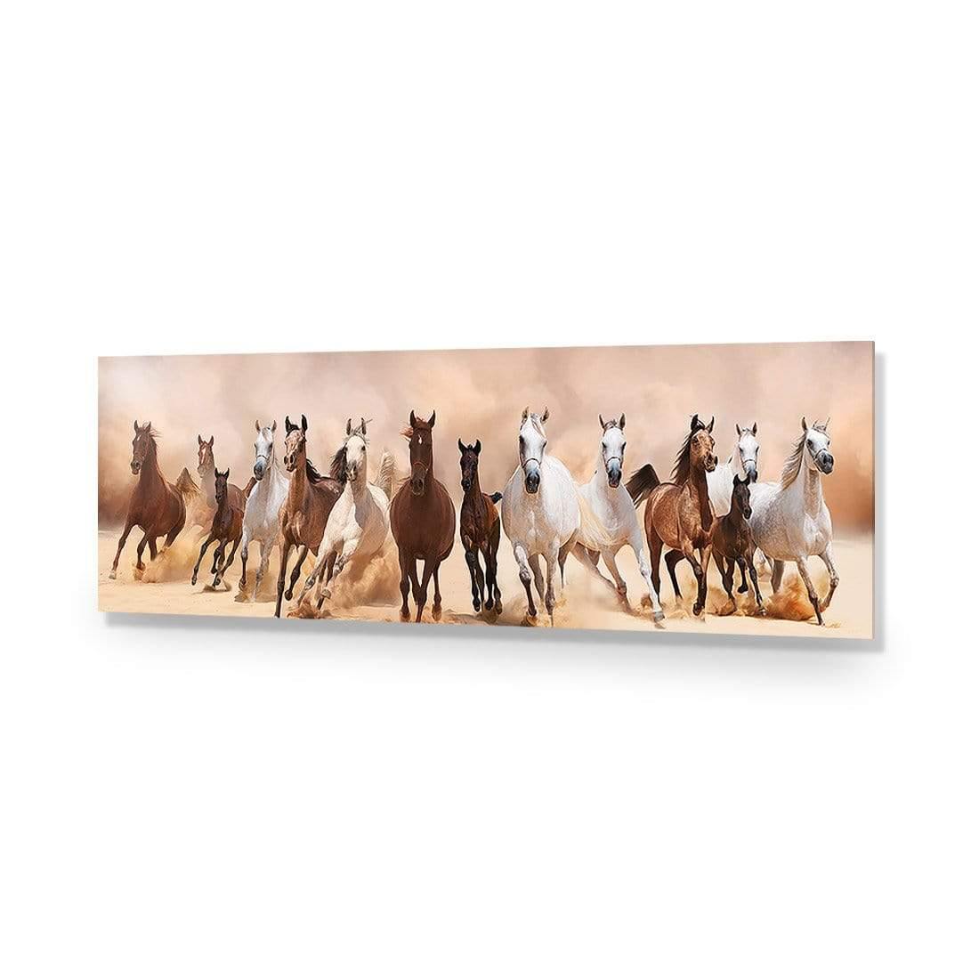 Horse Storm (Long) - Wall Art Designs - 2891_AL_H CAF_AP - 030 - EDG_90x30_NONE