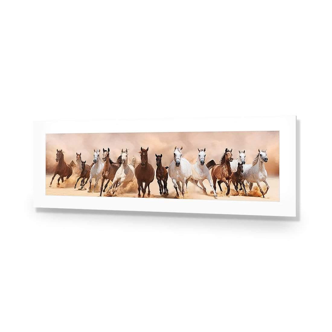 Horse Storm (Long) - Wall Art Designs - 2891_AL_H CAF_AP - 030 - MAT_90x30_NONE