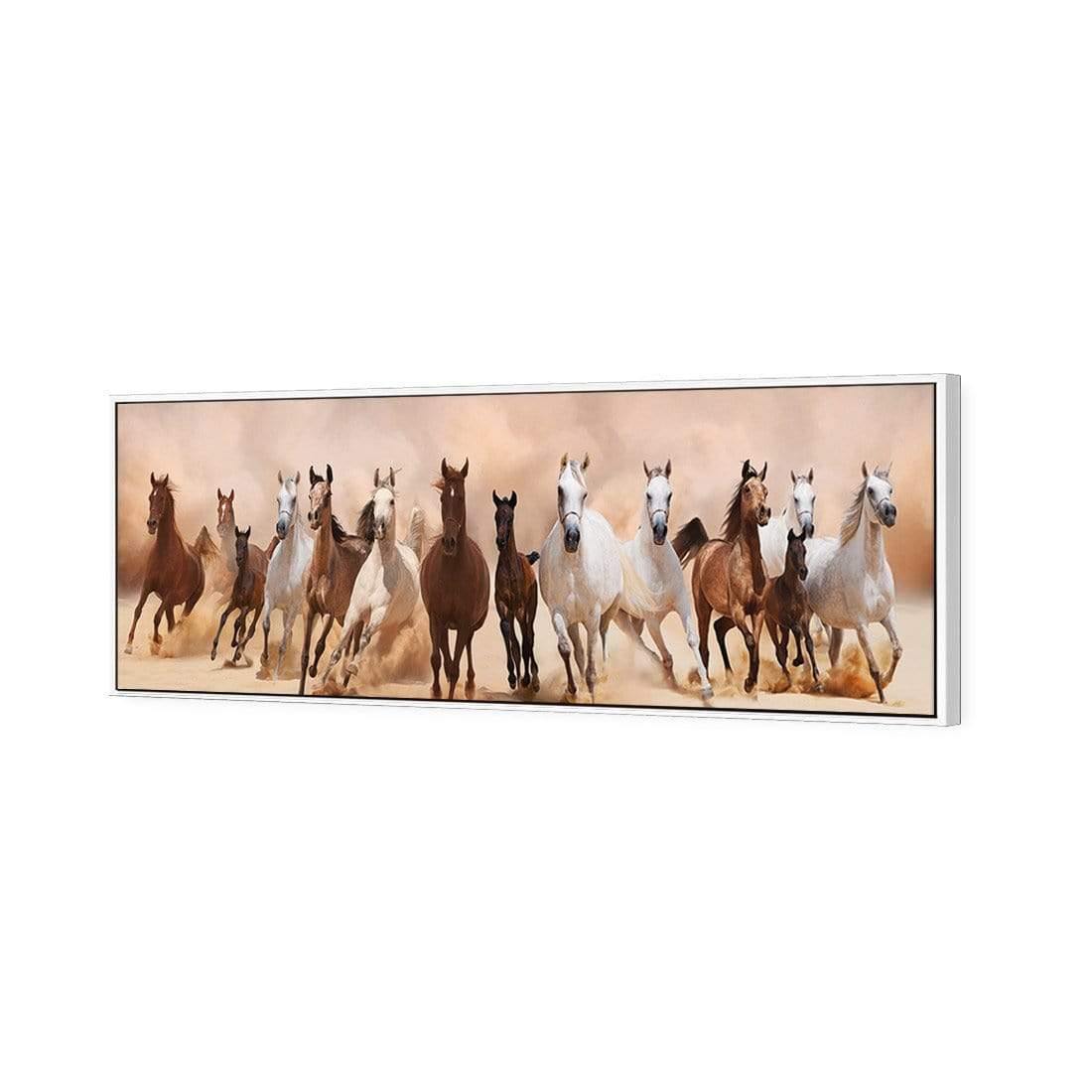 Horse Storm (Long) - Wall Art Designs - 2891_AL_H CAF_CP - MPY - 260 - M - S - S_60x20_S - 1550 - WHT