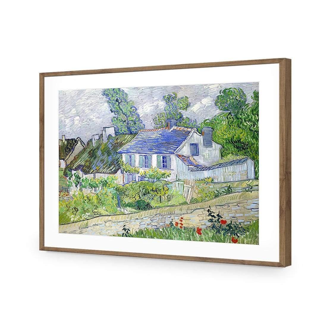 Houses At Auvers By Van Gogh - Wall Art Designs - 1712_AR_H CAF_AP - 030 - MAT_45x30_S - 2538 - NAT