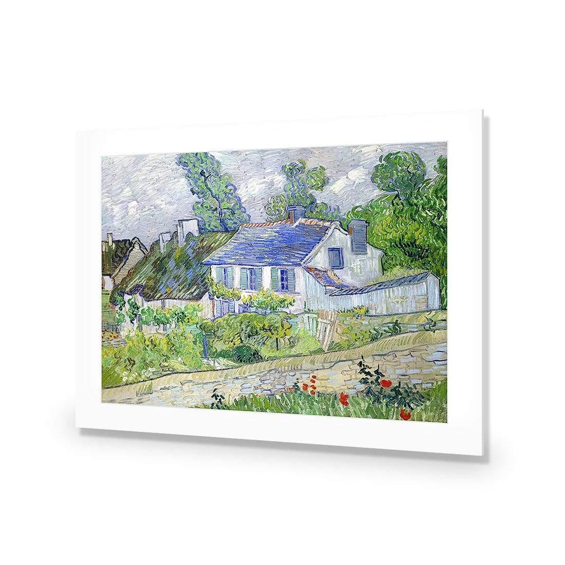 Houses At Auvers By Van Gogh - Wall Art Designs - 1712_AR_H CAF_AP - 030 - MAT_45x30_NONE