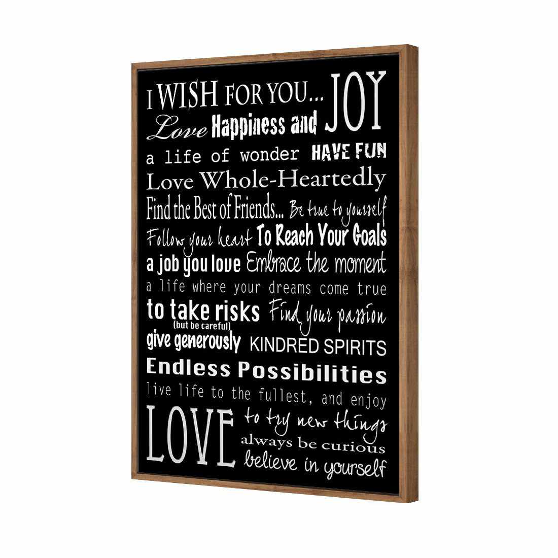 I Wish For You, B&W Canvas Art - Wall Art Designs - 882_BR_V WAD_CP - MPY - 260 - M - S - S_45x30_S - 1550 - NAT