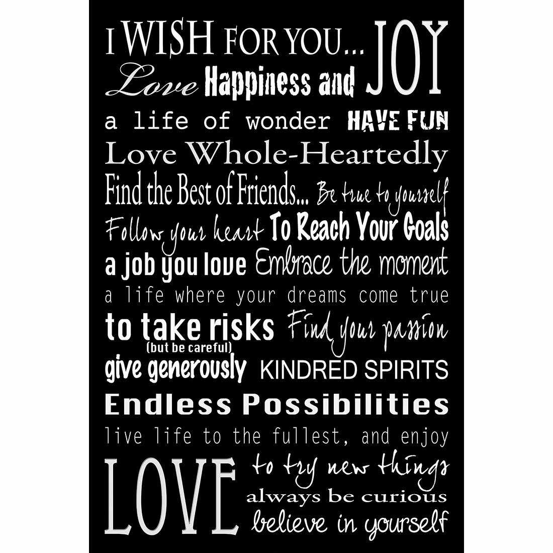 I Wish For You, B&W Canvas Art - Wall Art Designs - 882_BR_V WAD_CP - MPY - 260 - M - S - S_45x30_NONE