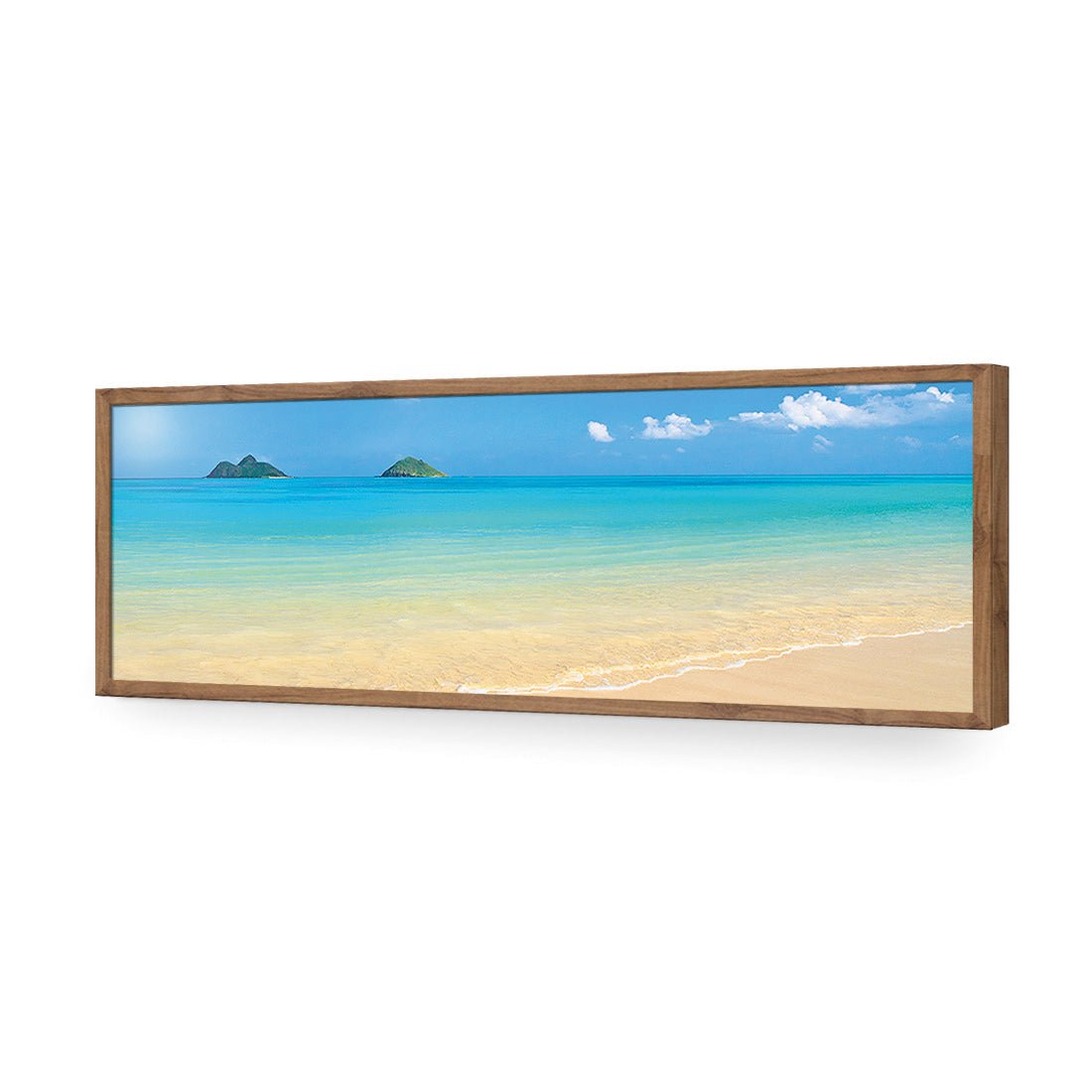 Idyllic Beach Mountains (long) - Wall Art Designs - 1377_AL_H WAD_AP - 030 - EDG_90x30_S - 2538 - NAT