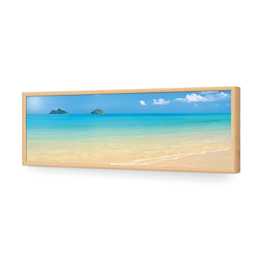 Idyllic Beach Mountains (long) - Wall Art Designs - 1377_AL_H WAD_AP - 030 - EDG_90x30_S - 2538 - OAK