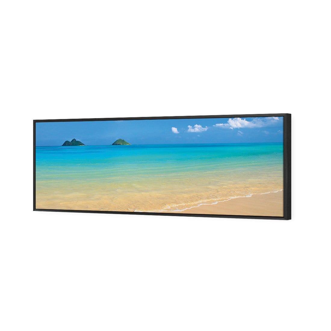 Idyllic Beach Mountains (long) - Wall Art Designs - 1377_AL_H WAD_CP - MPY - 260 - M - S - S_60x20_S - 1550 - BLK