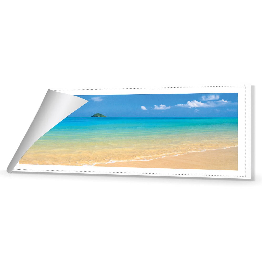 Idyllic Beach Mountains (long) - Wall Art Designs - 1377_AL_H WAD_CP - MPY - 260 - M - R_60x20_NONE