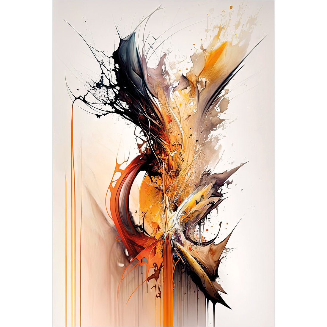 Ignite Abstract Perfect Pair - Wall Art Designs - SET2_5043_AR_V CAF_CP - MPY - 260 - M - S - S_45x30_NONE