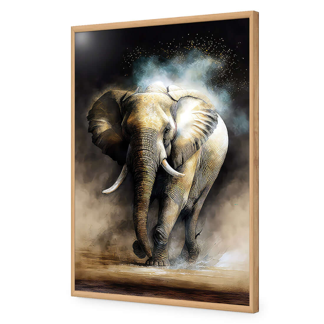 Illuminated Elephant - Wall Art Designs - WB_100511_AR_V WAD_AP - 030 - EDG_45x30_S - 2538 - OAK