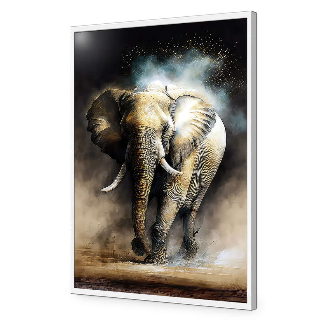 Illuminated Elephant - Wall Art Designs - WB_100511_AR_V WAD_AP - 030 - EDG_45x30_S - 2538 - WHT