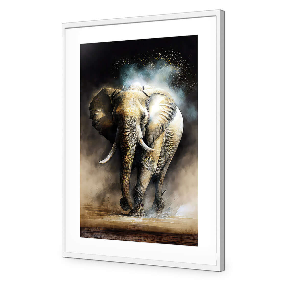 Illuminated Elephant - Wall Art Designs - WB_100511_AR_V WAD_AP - 030 - MAT_45x30_S - 2538 - WHT