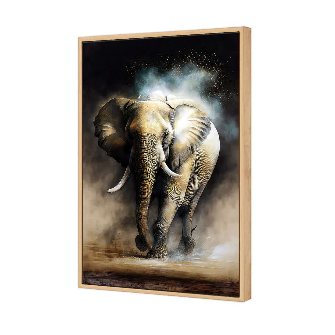 Illuminated Elephant - Wall Art Designs - WB_100511_AR_V WAD_CP - MPY - 260 - M - S - S_45x30_S - 1550 - OAK