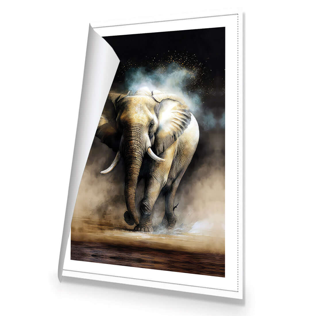 Illuminated Elephant - Wall Art Designs - WB_100511_AR_V WAD_CP - MPY - 260 - M - R_45x30_NONE