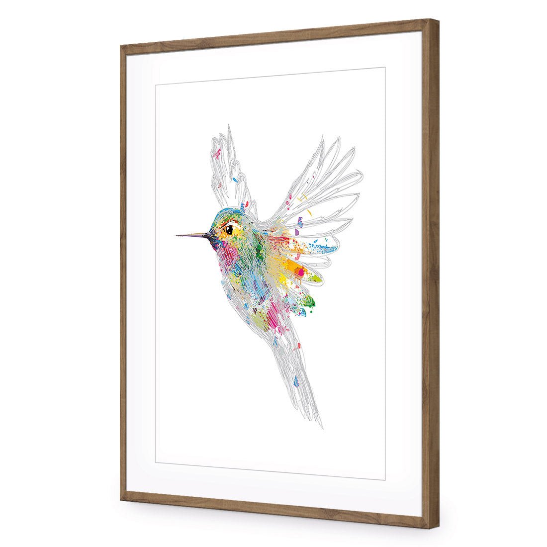 Imagination in Flight | Standard Acrylic | Flat Frame With Border | Natural