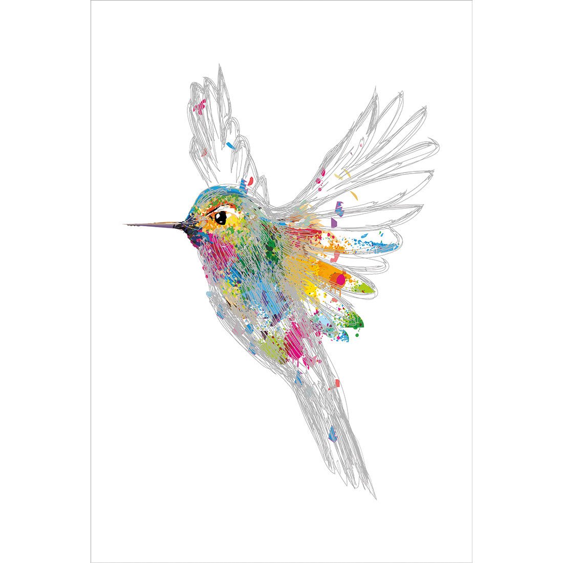 Imagination in Flight Acrylic Print Art - Wall Art Designs - 3343_AR_V WAD_AP - 030 - MAT_45x30_NONE