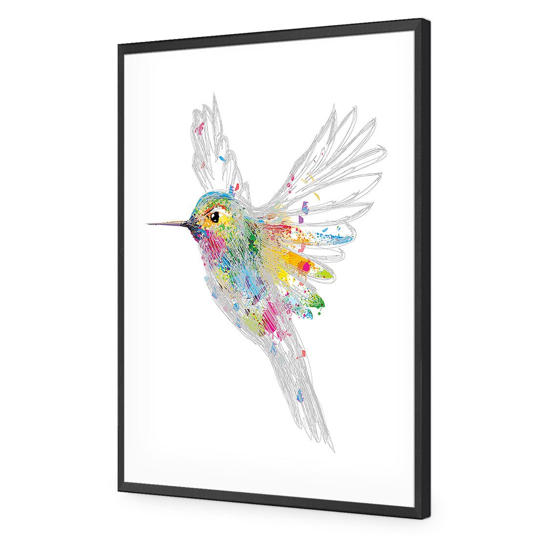 Imagination in Flight | Standard Acrylic | Flat Frame No Border | Black