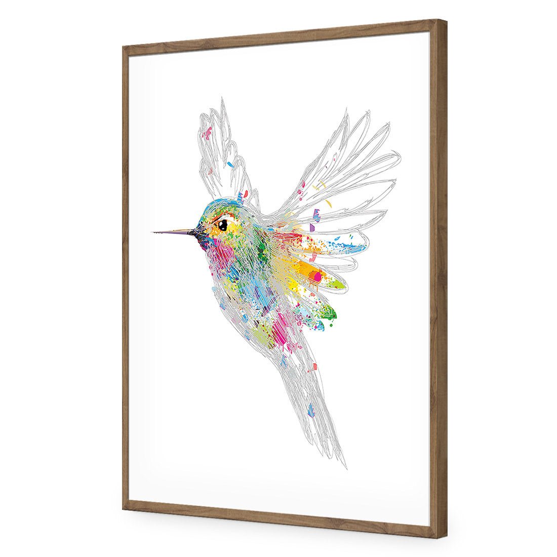 Imagination in Flight | Standard Acrylic | Flat Frame No Border | Natural
