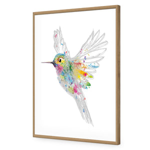 Imagination in Flight | Standard Acrylic | Flat Frame No Border | Oak