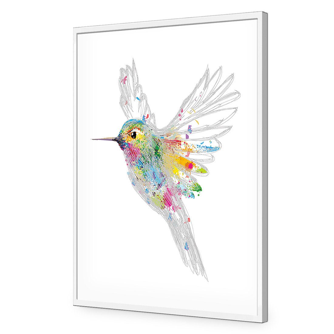 Imagination in Flight | Standard Acrylic | Flat Frame No Border | White