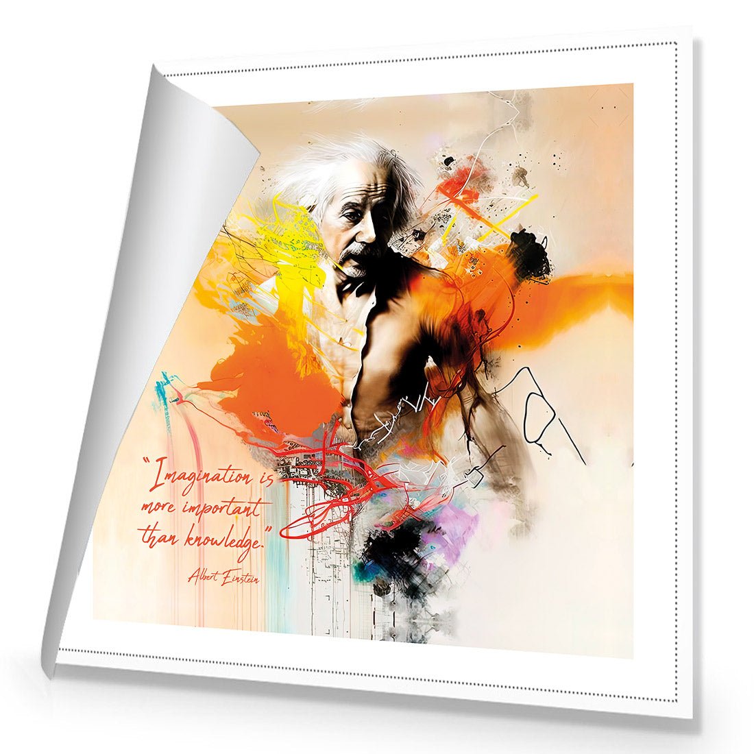 Importance of Imagination - Wall Art Designs - WB_100605_AS_Q CAF_CP - MPY - 260 - M - R_37x37_NONE