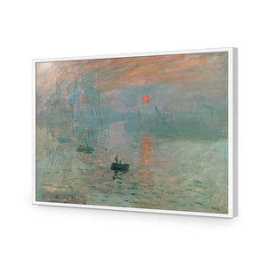 Impression Sunrise By Monet | Classic Canvas | No Frame | Stretched Canvas