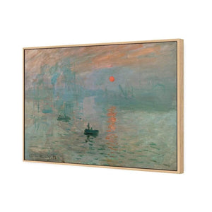 Impression Sunrise By Monet | Classic Canvas | No Frame | Stretched Canvas