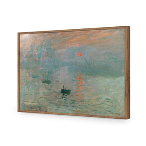 Impression Sunrise By Monet | Classic Canvas | No Frame | Stretched Canvas