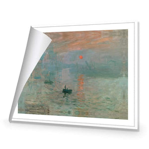 Impression Sunrise By Monet | Classic Canvas | No Frame | Stretched Canvas
