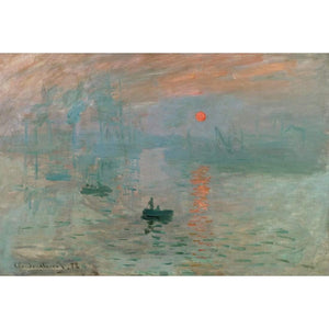 Impression Sunrise By Monet | Classic Canvas | No Frame | Stretched Canvas