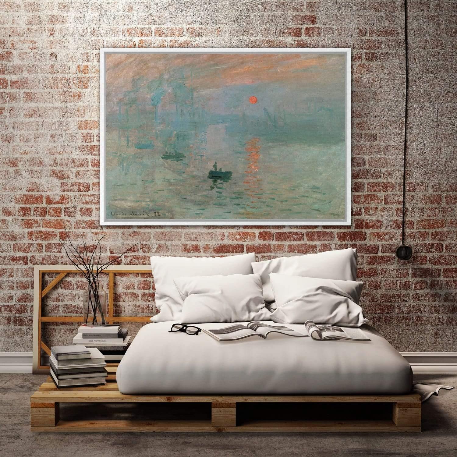 Impression Sunrise By Monet - Wall Art Designs - 3404_AR_H WAD_CP - MPY - 260 - M - S - S_45x30_NONE