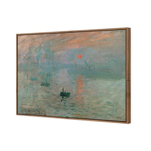 Impression Sunrise By Monet | Classic Canvas | No Frame | Stretched Canvas