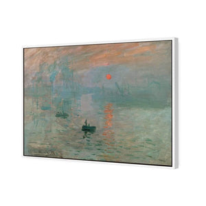 Impression Sunrise By Monet | Classic Canvas | No Frame | Stretched Canvas