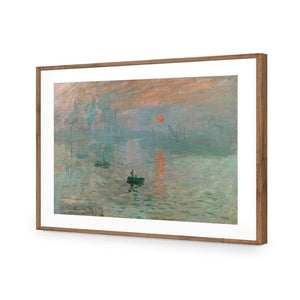 Impression Sunrise By Monet | Classic Canvas | No Frame | Stretched Canvas