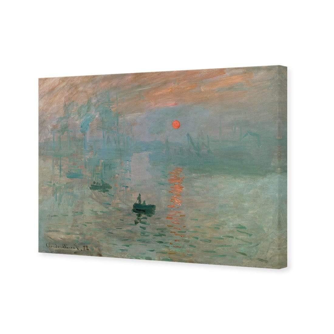 Impression Sunrise By Monet | Classic Canvas | No Frame | Stretched Canvas