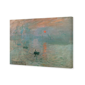 Impression Sunrise By Monet | Classic Canvas | No Frame | Stretched Canvas