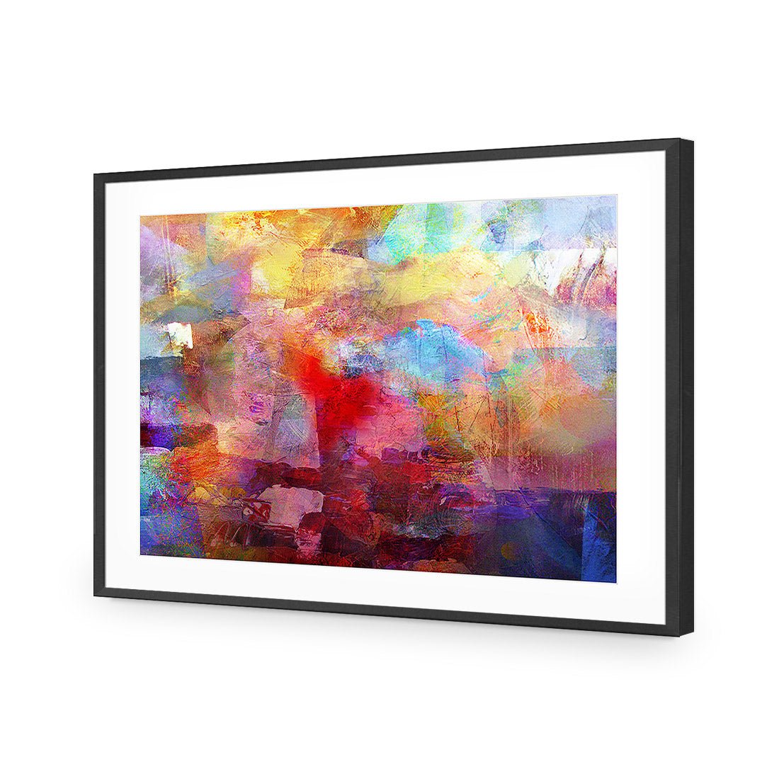 In Denial | Standard Acrylic | Flat Frame With Border | Black