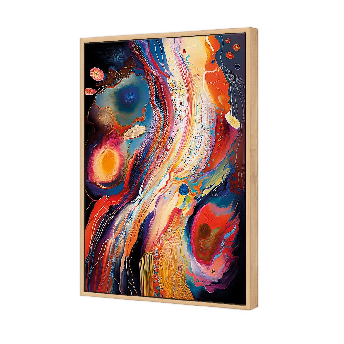 In the Flow II - Wall Art Designs - WB_100785_AR_V CAF_CP - MPY - 260 - M - S - S_45x30_S - 1550 - OAK