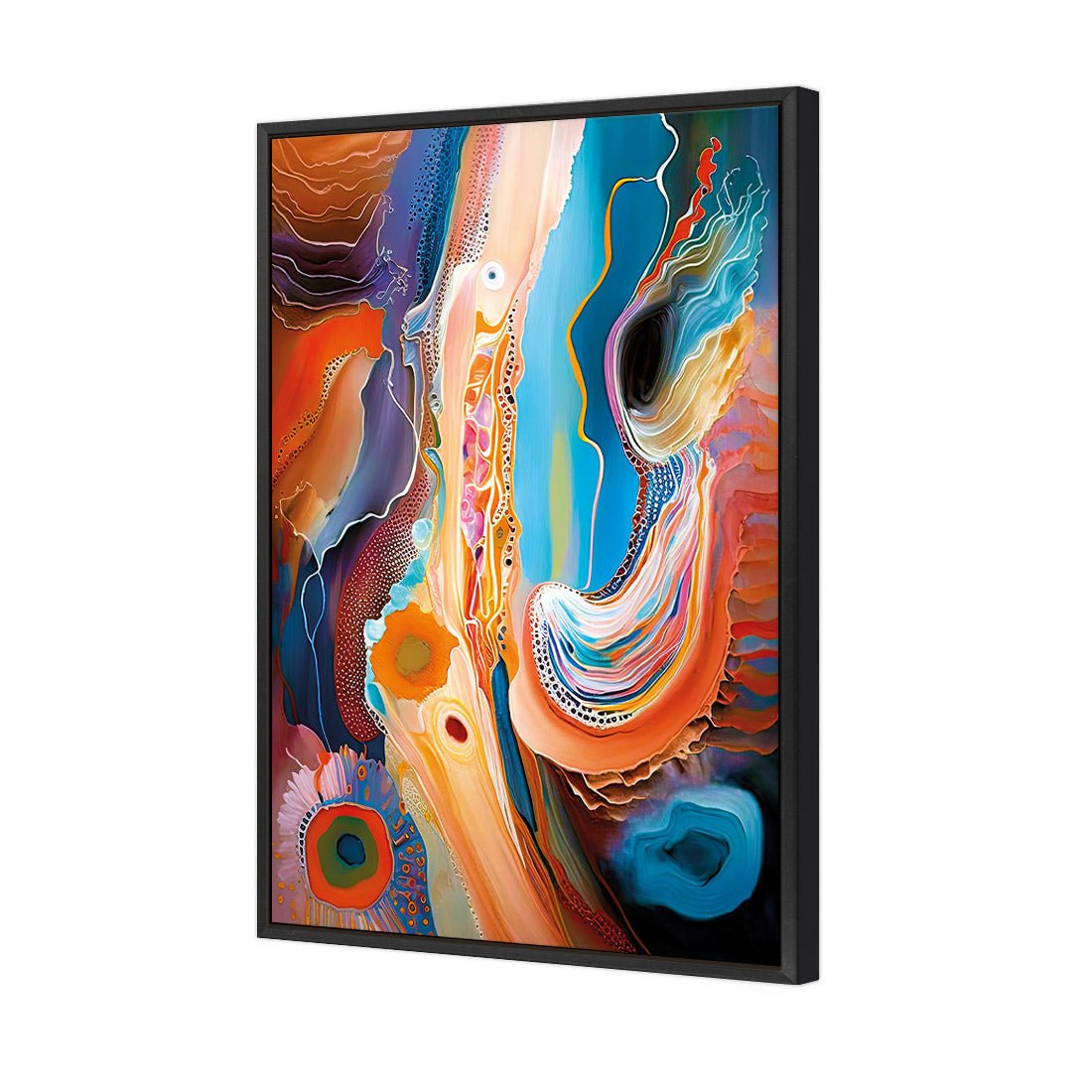 In the Flow III - Wall Art Designs - WB_100796_AR_V CAF_CP - MPY - 260 - M - S - S_45x30_S - 1550 - BLK