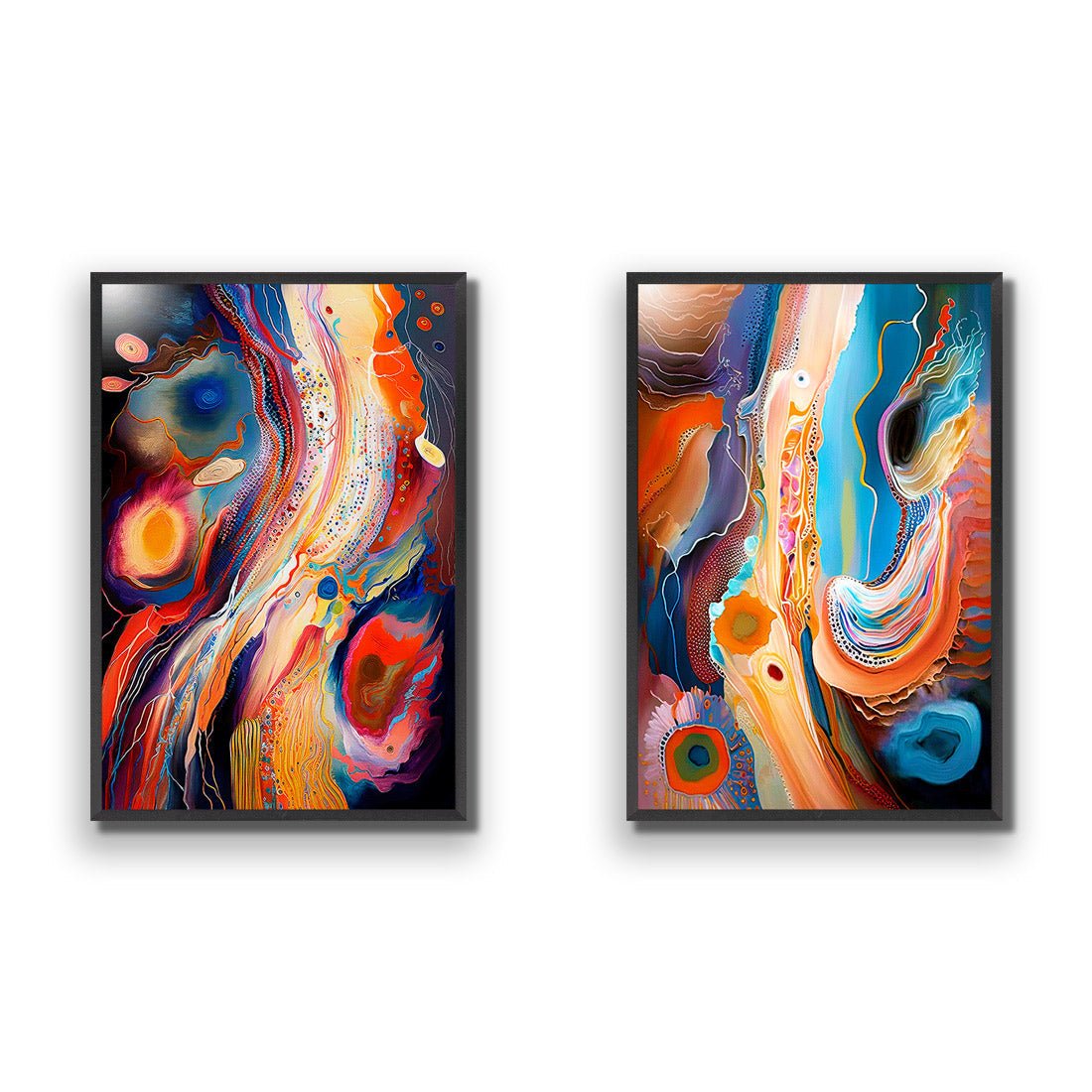 In the Flow Perfect Pair - Wall Art Designs - SET2_5044_AR_V CAF_AP - 030 - EDG_45x30_S - 2538 - BLK