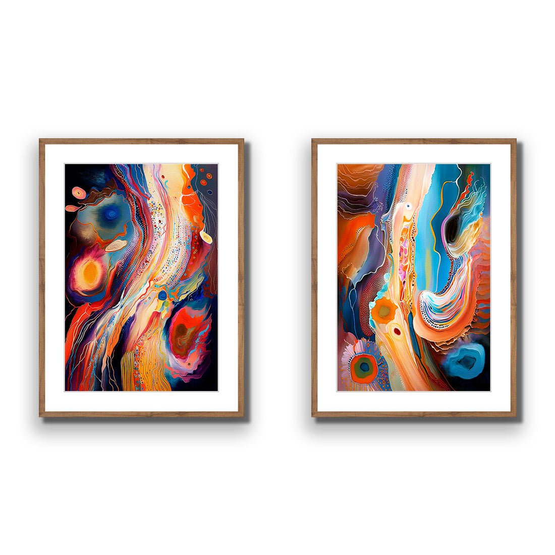 In the Flow Perfect Pair - Wall Art Designs - SET2_5044_AR_V CAF_AP - 030 - MAT_45x30_S - 2538 - NAT