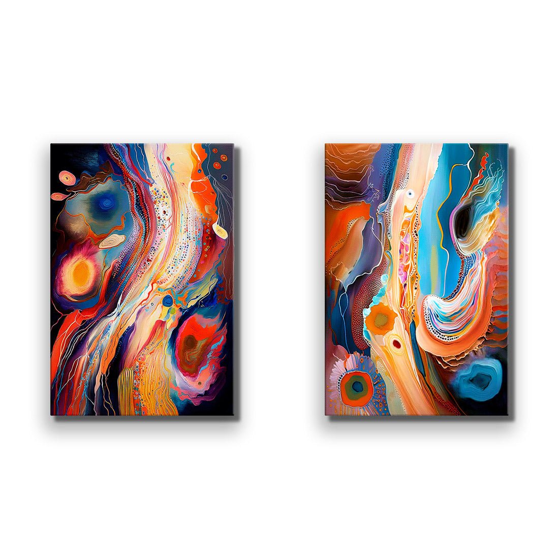 In the Flow Perfect Pair - Wall Art Designs - SET2_5044_AR_V CAF_CP - MPY - 260 - M - S - S_45x30_NONE