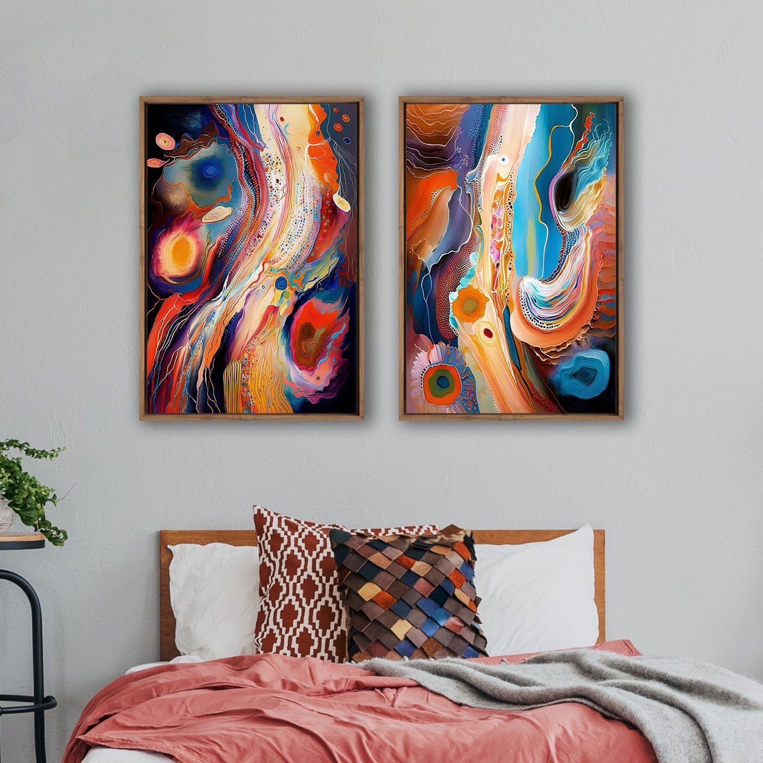 In the Flow Perfect Pair - Wall Art Designs - SET2_5044_AR_V CAF_CP - MPY - 260 - M - S - S_45x30_NONE