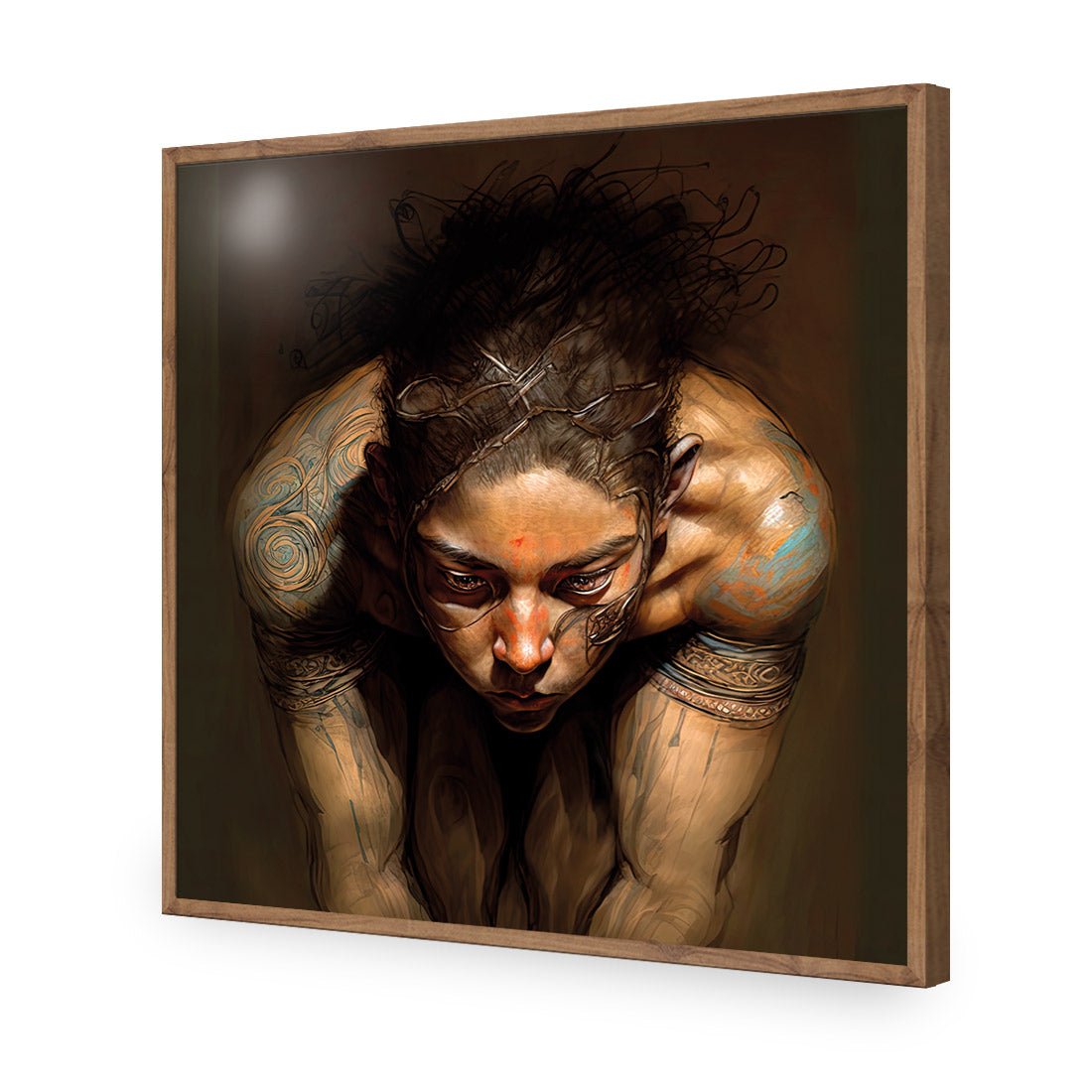 Inner Focus | Classic Acrylic | Flat Frame No Border | Natural