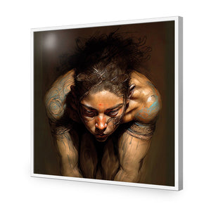Inner Focus | Classic Acrylic | Flat Frame No Border | White