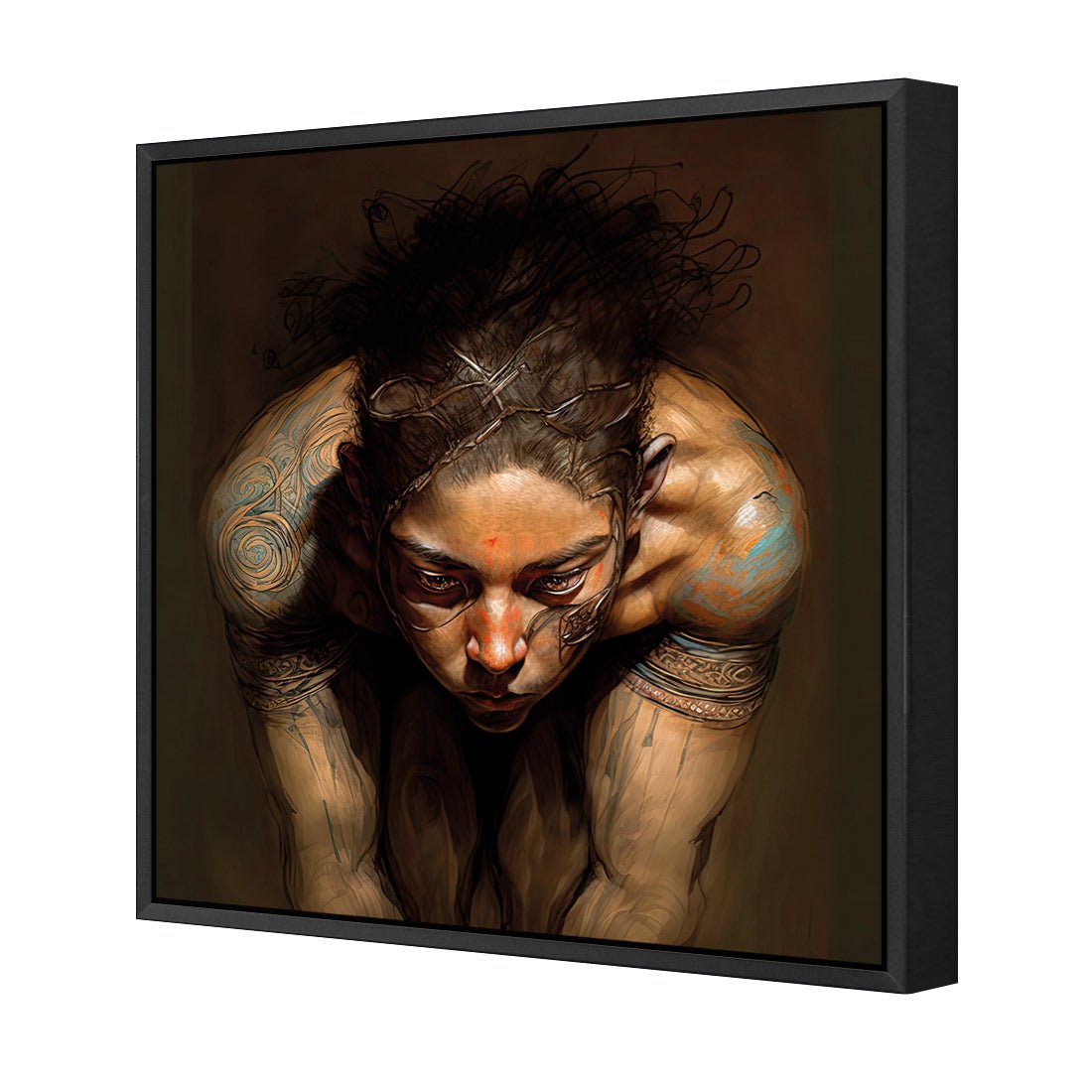 Inner Focus | Classic Canvas | Floating Frame | Black