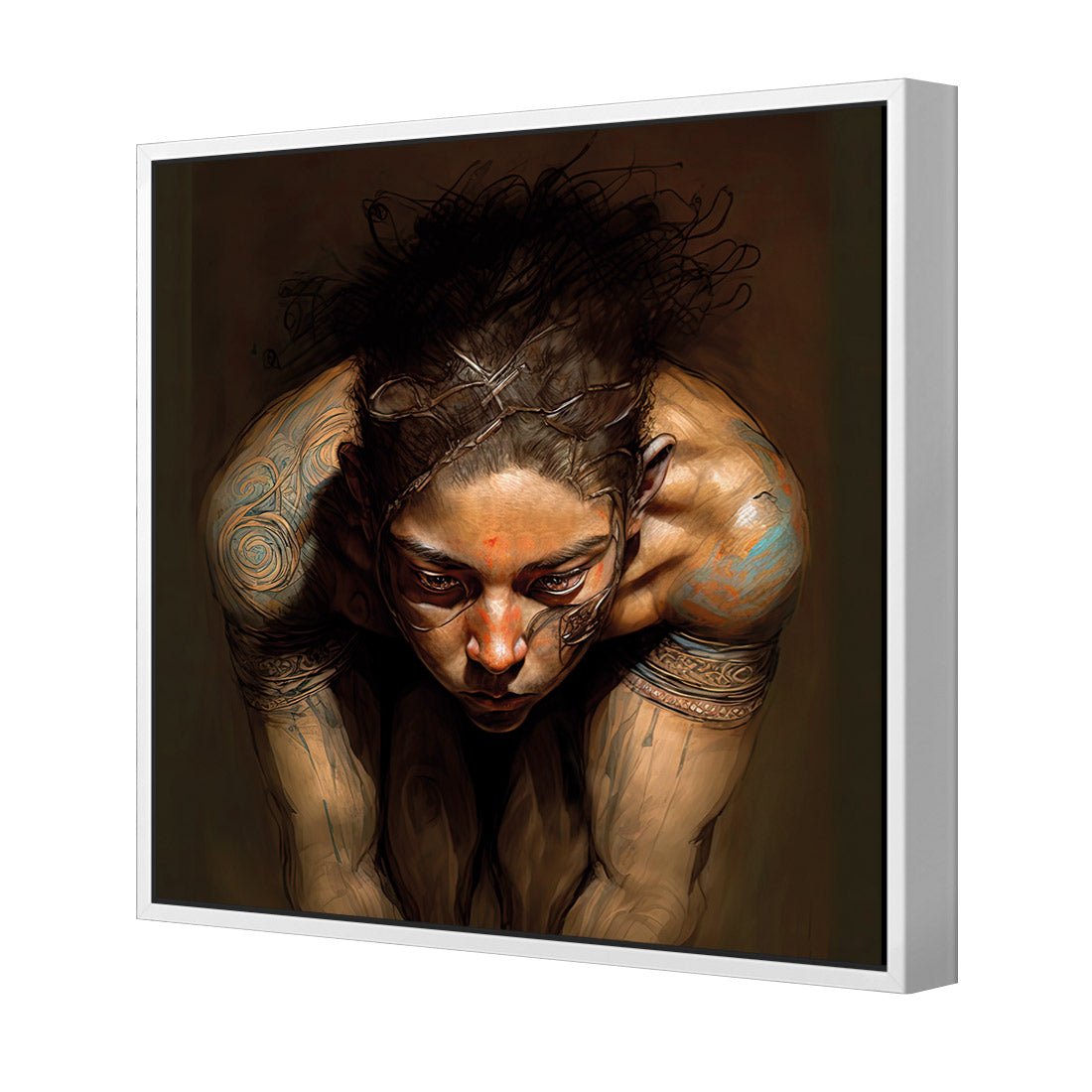 Inner Focus | Classic Canvas | Floating Frame | White