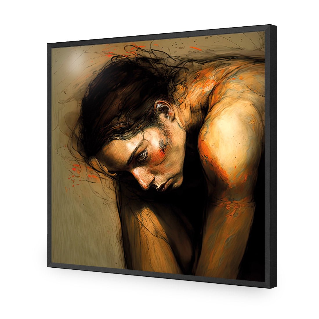 Inner Strength - Wall Art Designs - WB_100867_AS_Q CAF_AP - 030 - EDG_37x37_S - 2538 - BLK