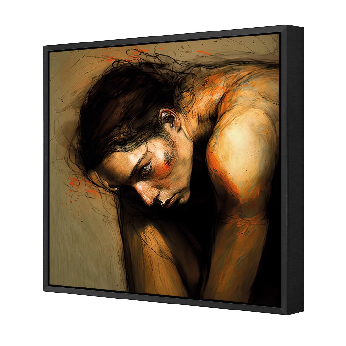 Inner Strength - Wall Art Designs - WB_100867_AS_Q CAF_CP - MPY - 260 - M - S - S_37x37_S - 1550 - BLK