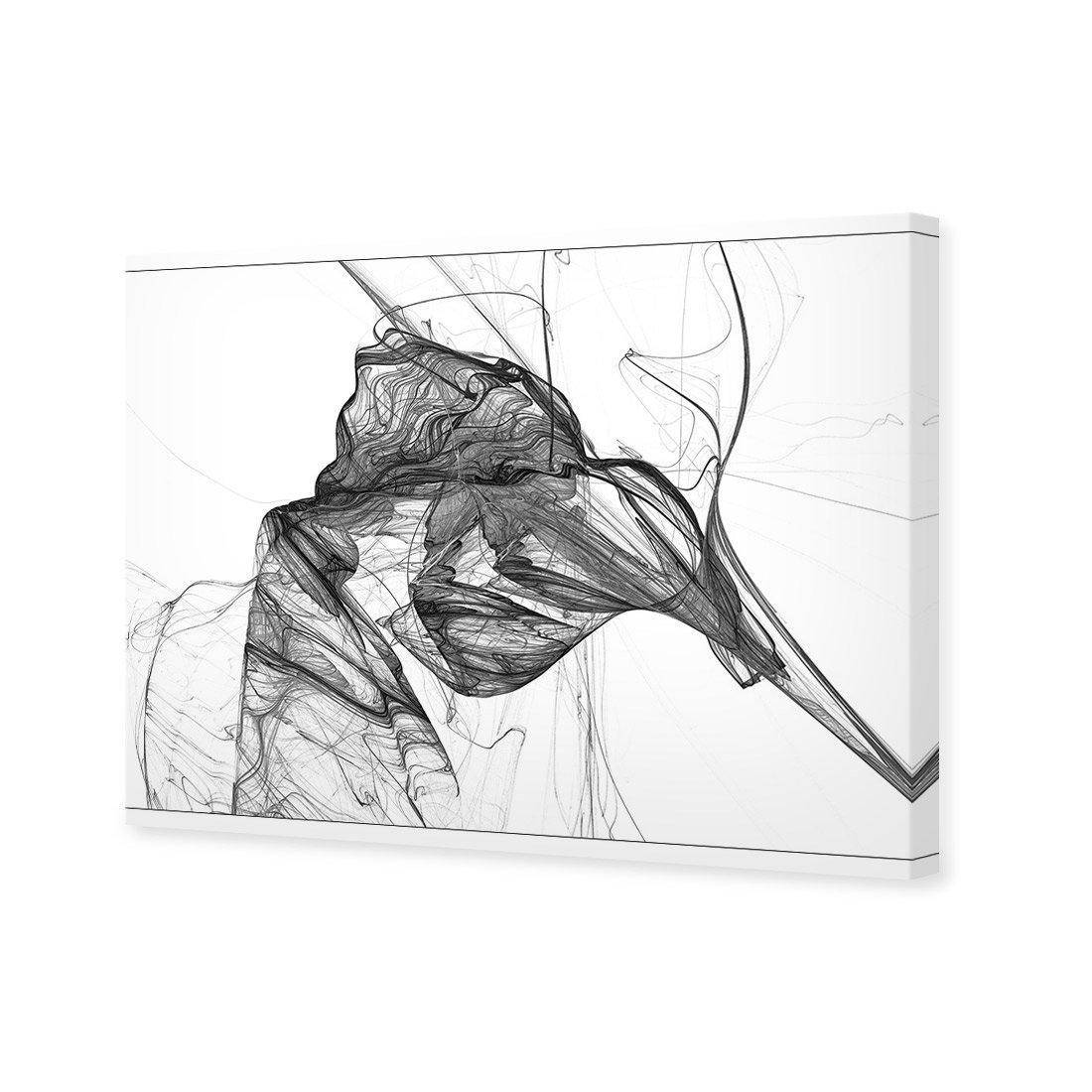 Intersperced, B&W | Standard Canvas | No Frame | Stretched Canvas